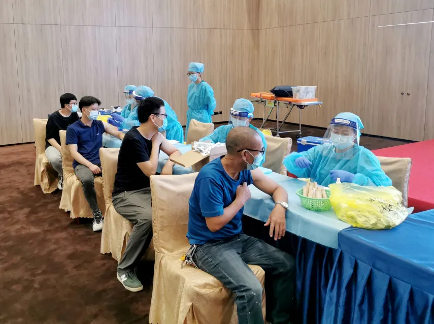 【園區(qū)新聞】不用出園區(qū)！接種新冠疫苗太方便了